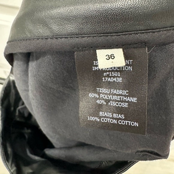 Isabel Marant Etoile - Faux Leather Mini Skirt - Picture 7 of 8